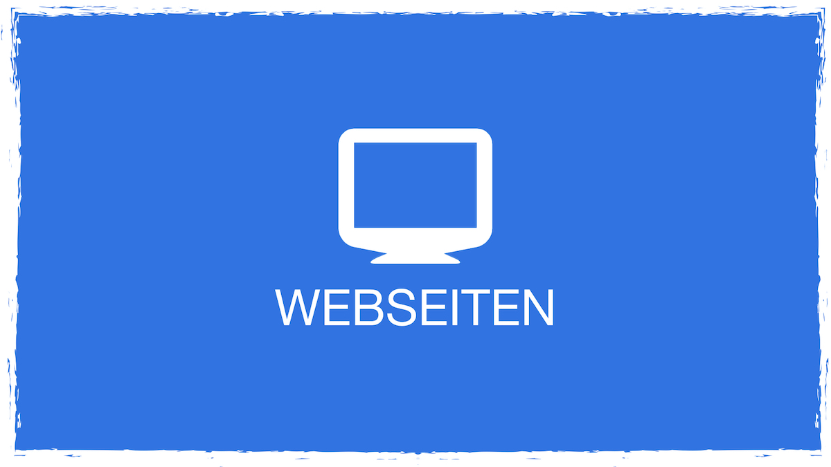 Webseiten blau